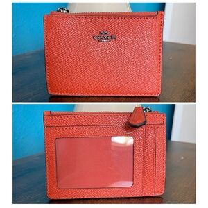 Coach Leather ID Card Wallet